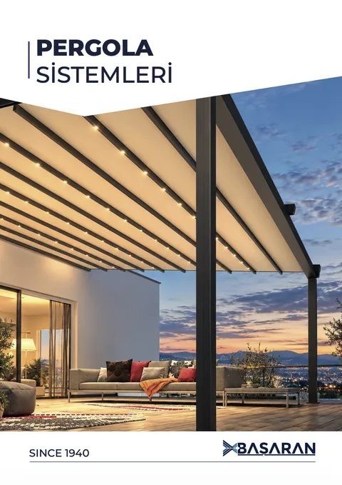 Pergola Sistemleri katalog kapağı