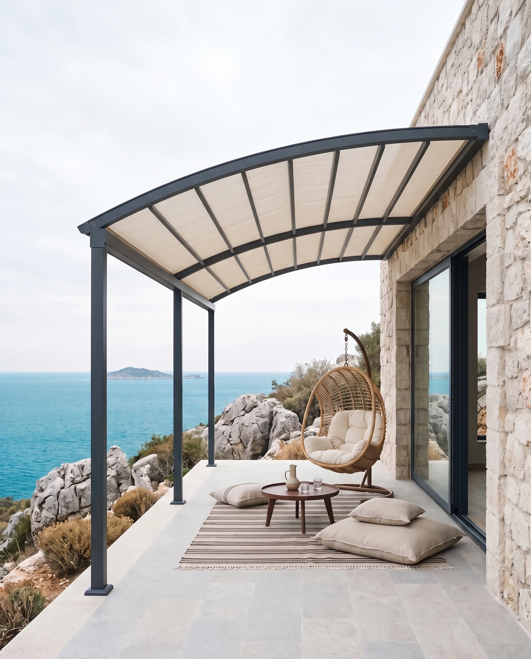 Curved Pergola