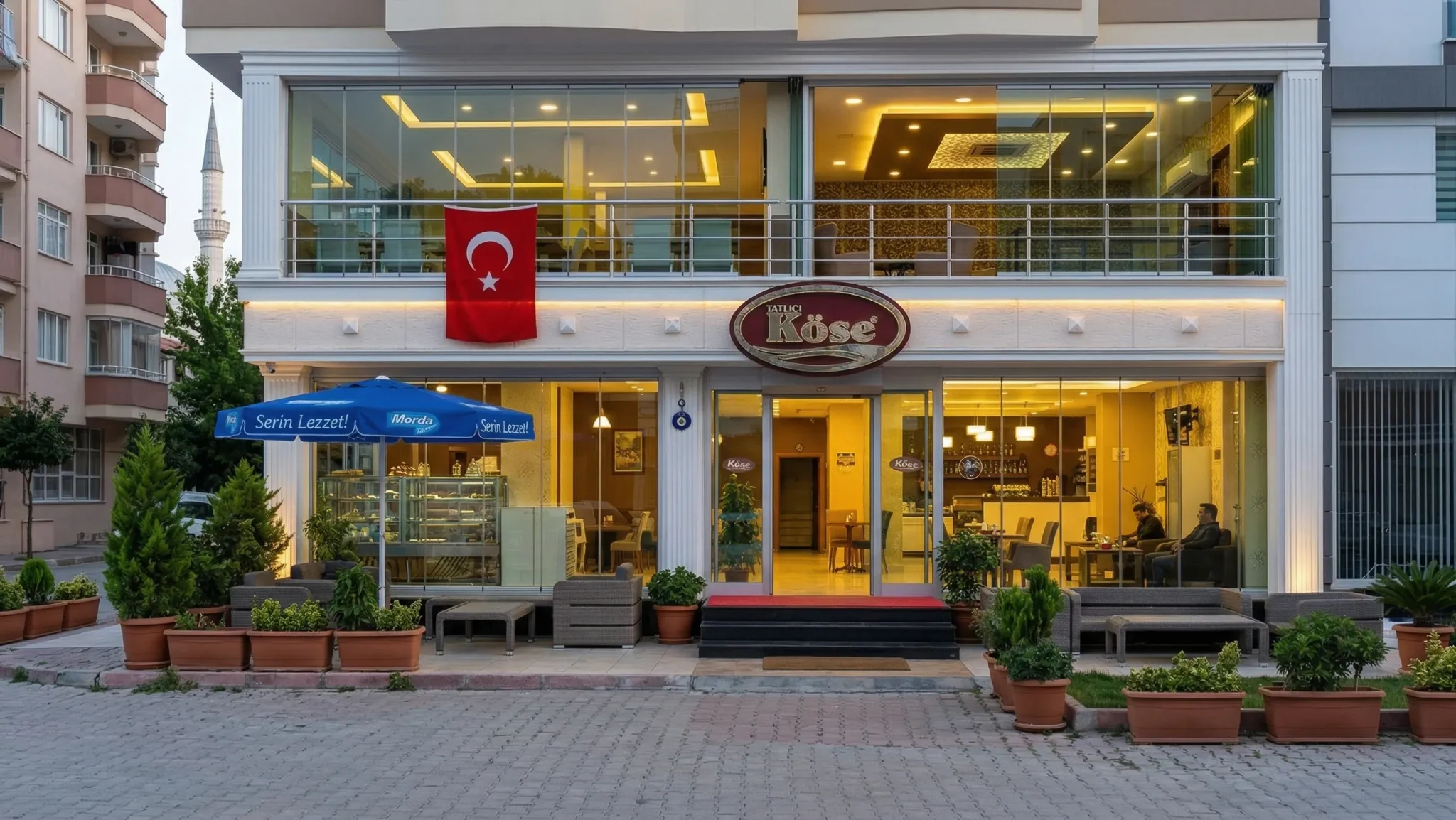 Tatlıcı Köse Osmaniye - Balkon-Faltverglasung und Schaufensteranlage