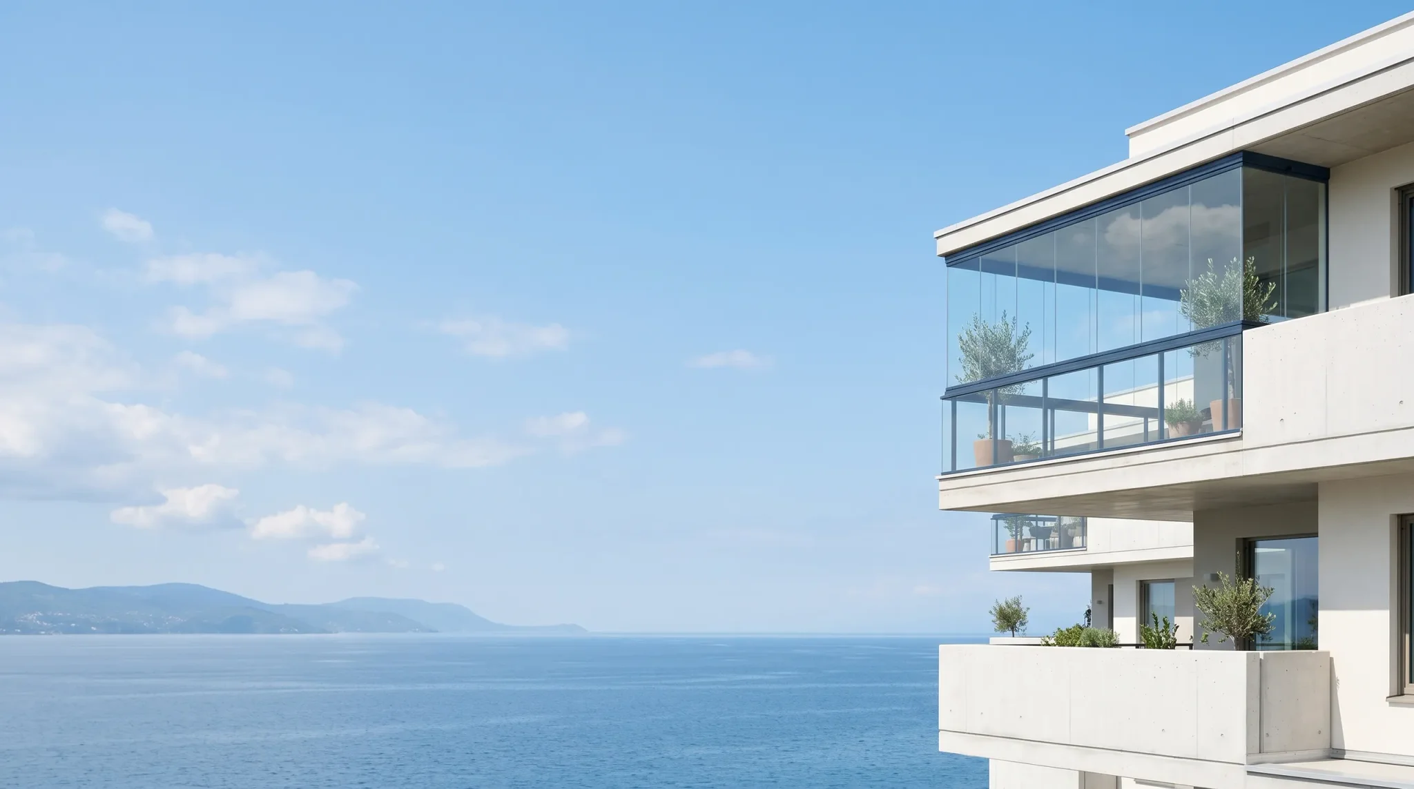 Vitrage de balcon